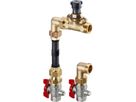 Wärmemengenzähler-Anschluss-Set 1"-130 horizontal m/Strangregulierv. 140 45 81 - Oventrop Fussbodenheizungszubehör