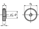 Flache Rändelmuttern INOX A1 BN10894 DIN467 M3 - Bossard Schrauben