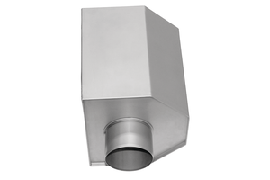 Fassadenkasten klein 240/ 75 mm eckig 180/180 - Zink Spenglereihalbfabrikate