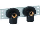 Anschlusswinkel 90° zweifach 100mm 1/2"- MF1/2" mit Aussengewinde 632.863.00.2 - Geberit-Push Fit-Formstücke