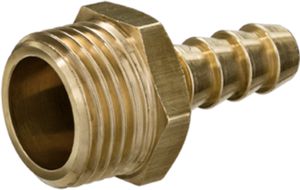 TEGUFIX Schlauch-Raccord mit AG, 6-kt. Ø 8mm - G 3/8", 55002.055 - Tegum Armaturen