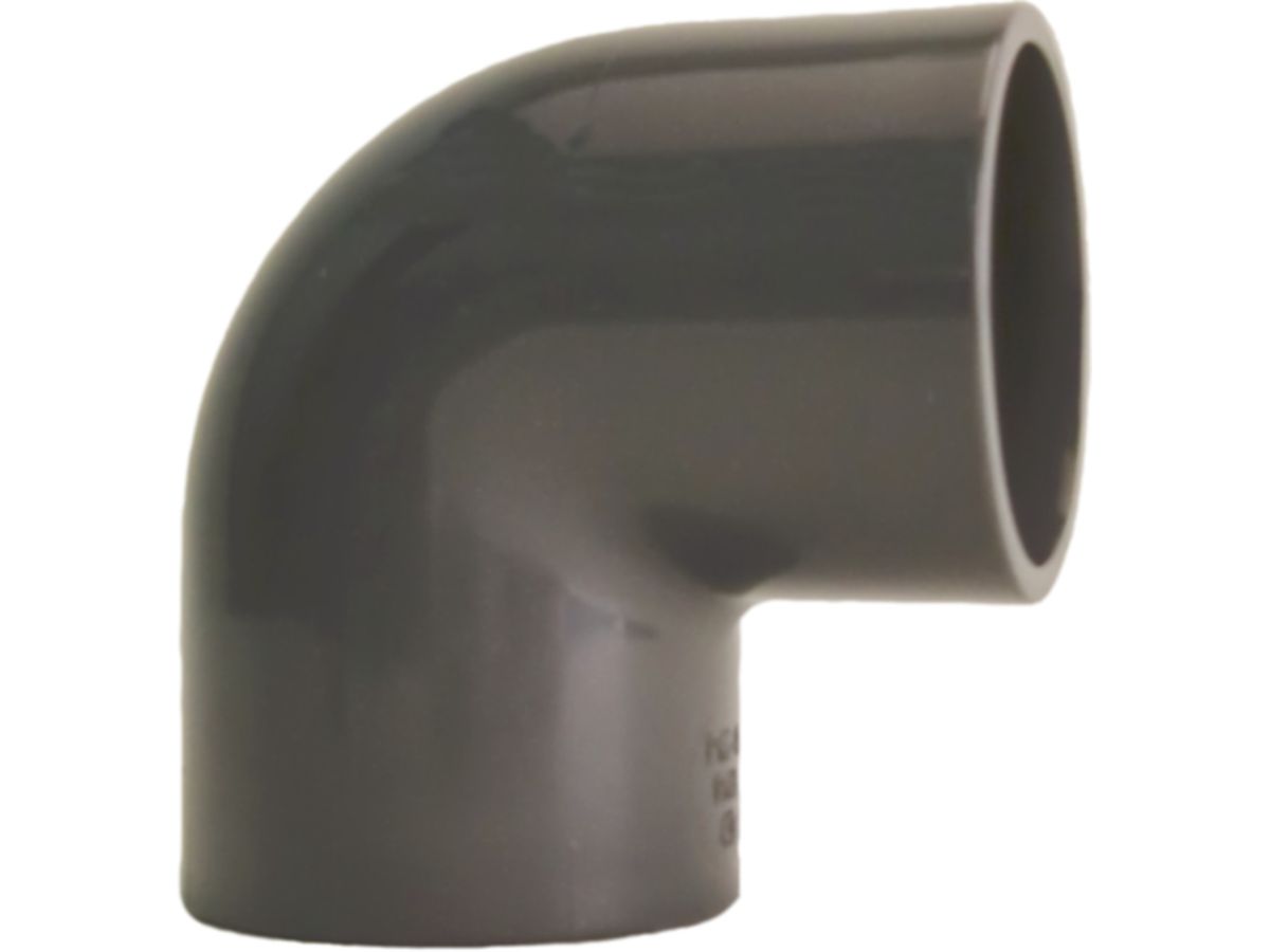 Winkel 90° metrisch +GF+ PVCU Schwarz Stahl AG, Lenzburg