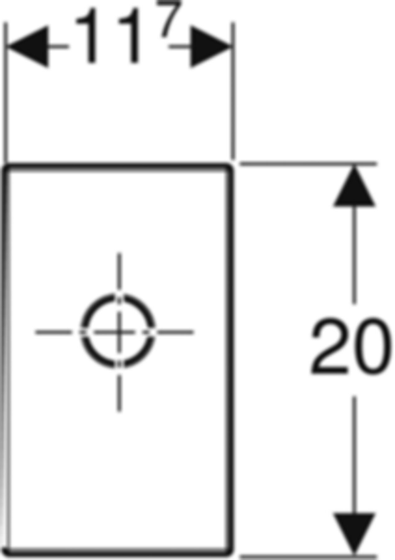 Fertigbau-Set Duofix/GIS für Waschtisch- Elemente m. Unterputz-Sifon 115.416.21.1 - Geberit-Sifon + Apparateanschlüsse