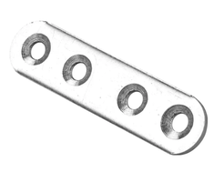 Hettich Verbindungsblech verzinkt, 15 x 60mm, Stärke 2mm - Diverse Möbelbeschläge und Zubehör