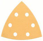 Schleifblatt Delta, 6-Loch, Red Wood K80, 93mm, à 50 Stk., 2 608 607 880 - Bosch Maschinenzubehör