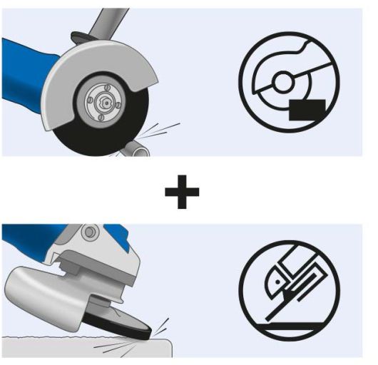 Kombischeibe, DUODISC Trennen + Schleifen E 125-1.9 PSF DUO STEEL + INOx - Schleifen, Trennen