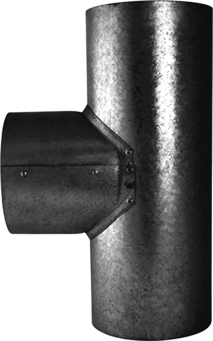 T-Stücke schwarz 90° 135/135mm 825 - Ofenrohre und Zubehör