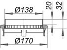 Kiesfang S 15 10-590121 zu Aufstockelement 630 - SCHACO Entwässerungstechnik
