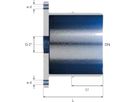 P-Stopfen mit 2" Gewindebohrung VRS-T Epoxy DN 100 - TRM Swiss Steckmuffenformstücke VRS-T