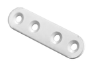 Hettich Verbindungsblech weiss, 60 x 15mm - Diverse Möbelbeschläge und Zubehör
