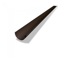PREFA Hängerinne à 6 M 250 mm P.10 Nussbraun - PREFA Dachentwässerungssysteme