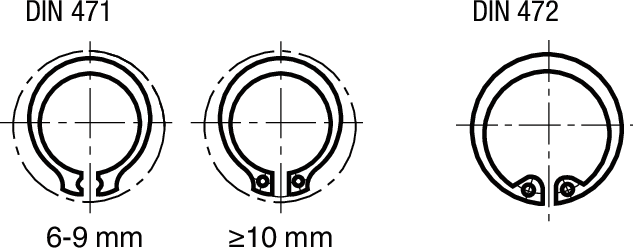 Sich-Ringe Sortiment DIN 471/472 St BN847 * - Bossard Schrauben