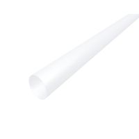 Ablaufrohr à 3m 60 mm P.10 prefaweiss 220005 - PREFA Dachentwässerungssysteme