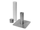 Kontrollstutzen 300mm mit Isolationskern eckig 125 x 125 - Cr-Ni Spenglereihalbfabrikate