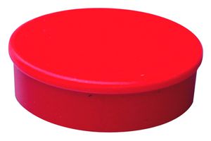 Haftmagnet, rot Ø 16mm, H= 7mm, Haftkraft 320g - Heften, Schneiden