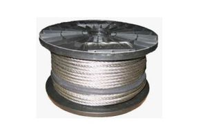 Drahtseil Ø 2mm, 6x7 Litzen +1 FE galv. verzinkt Mindestbruchkraft 210kg, Rolle à 100m - Draht, Draht in Ringen