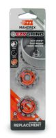 MANDREX EZYGrind Ersatz-Diamantscheiben Ø40-80mm ,  für PVC- und HDPE-Rohre à 2 Stk. - Bohren