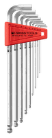 PB Kugelkopf-Stiftschlüssel-Satz, Lang PB 212 LH-10, 9-tlg., 1.5 - 10 mm - Schraubenzieher