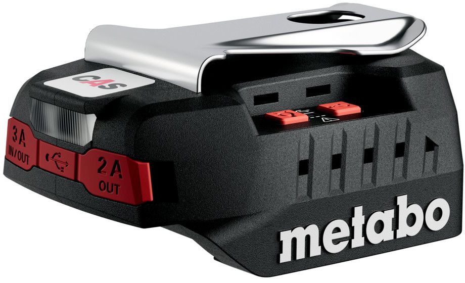 Power-Charger, 18V-Akkupacks mit integriertem LED-Licht und Powerbank-Funktion - Metabo Maschinenzubehör