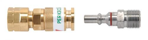 PERKEO Quicky Schnellkupplung z. Umfüllen IG G3/8 LH x AG G3/8 LH - Spenglerwerkzeuge