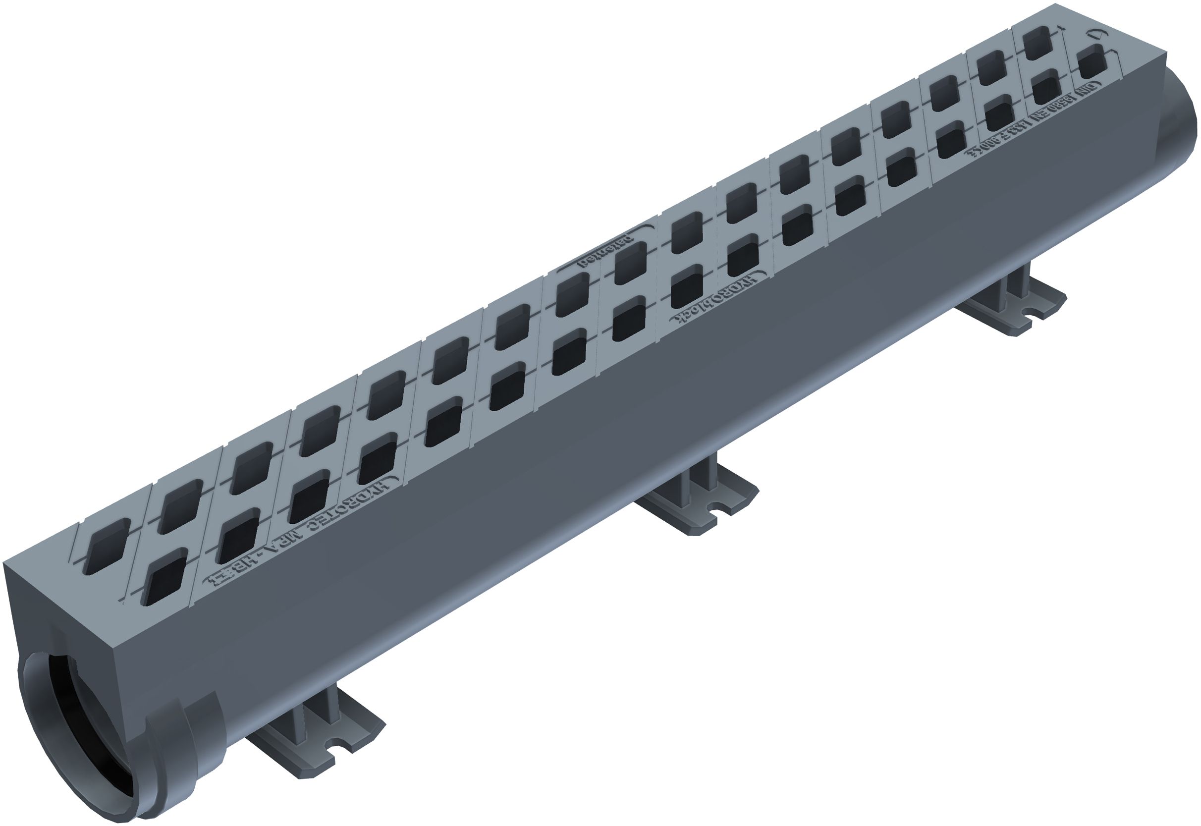 Hydroblock 100 D400-F900 L=1000mm, H=180mm - BGS Vollguss- / Edelstahlrinnen
