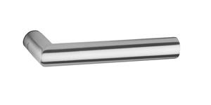 GLUTZ Türdrückerpaar Topaz 30.030 16mm,130/8mm, TS 35-60mm, Edelst. matt - Beschläge und Zubehör