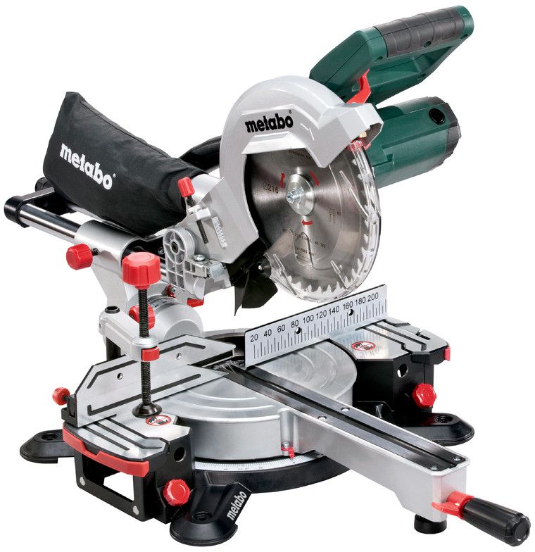 Kapp- und Gehrungssäge KGS 216 M 1200W, Ø 216mm, 305 x 215mm - Metabo Elektrowerkzeuge