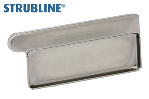 Anklemmboden links eckig 250 mm 129 "Strubline" - Cr-Ni Spenglereihalbfabrikate