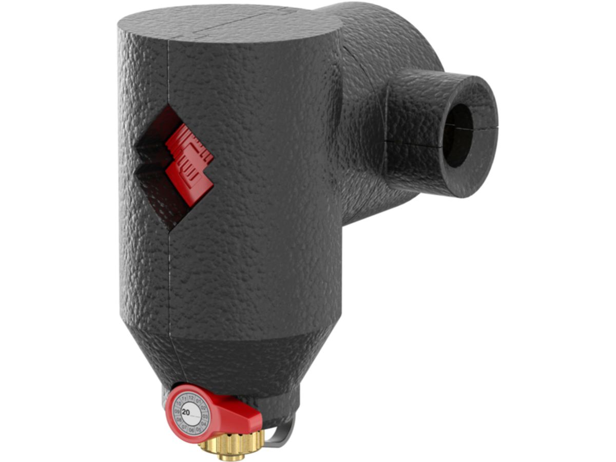 Flamco Clean Smart SchlAbscheider 1" 30033 m/drehbaren Anschlüsse und