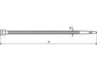 Kabelb FASTEKS® PA 6.6 schwarz W BN20309 8,8 x 1219 a 100 - Kabelbinder PA