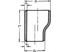 Reduktionen exzentr. 139.7 x 76.1 mm - Schweiss- T, Reduktionen, Sattelstücke