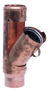 Kupfer Laubfänger m. V2A-Laubkorb CL, Ø120mm - Spenglerwerkzeuge