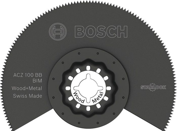 Segmentsägeblatt ACZ 100 BB Holz + Metall Ø 100mm, BIM, Starlock, 2 608 661 633 - Bosch Maschinenzubehör