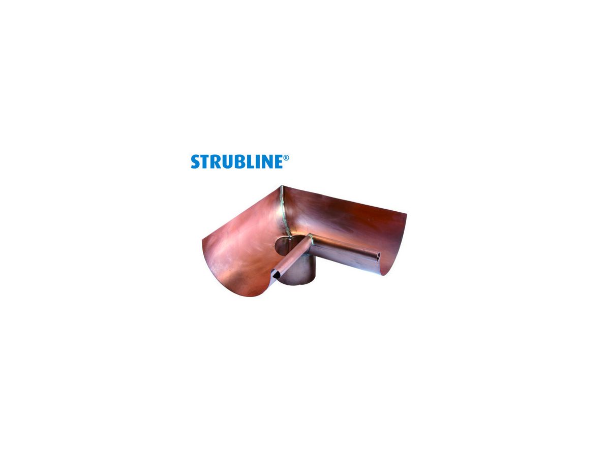Rinnenwinkel innere 330/ 75 mm 147 mit Stutzen 