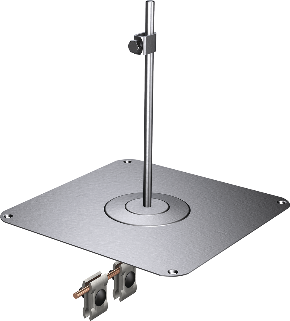 Flachdachdurchf.m.T-Seil 50 mm2 A2 6-12 AF 220.823.000 / FL 82 - AF Blitzschutzprogramm