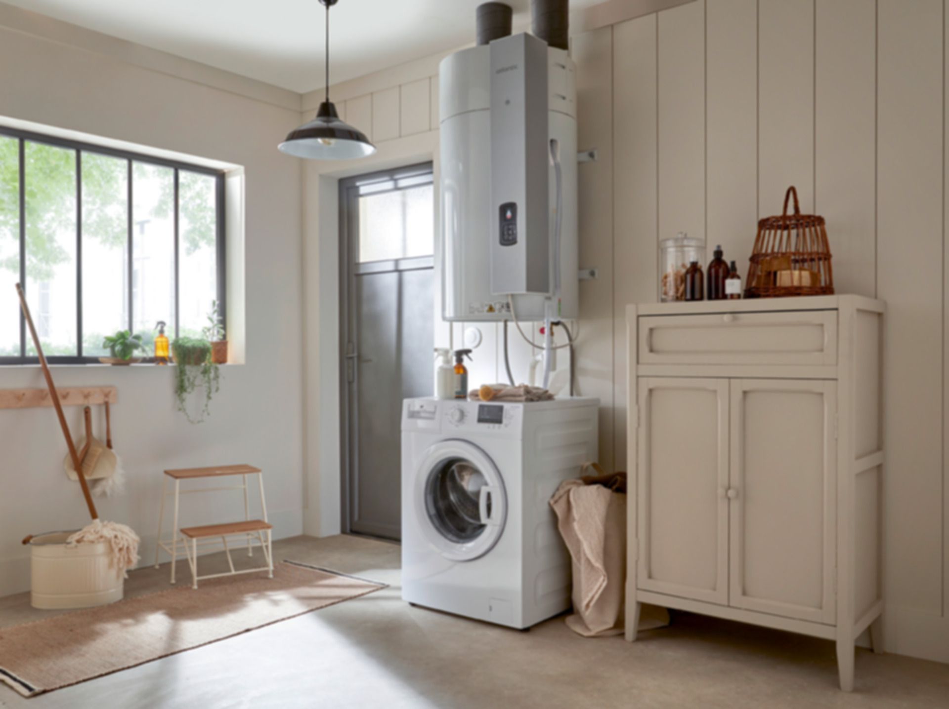 Wärmepumpenboiler 100 L Calypso V2 VM100 Wandmodell 1054 x 576 x 588mm Wi-Fi 230V - Atlantic-Wassererwärmer