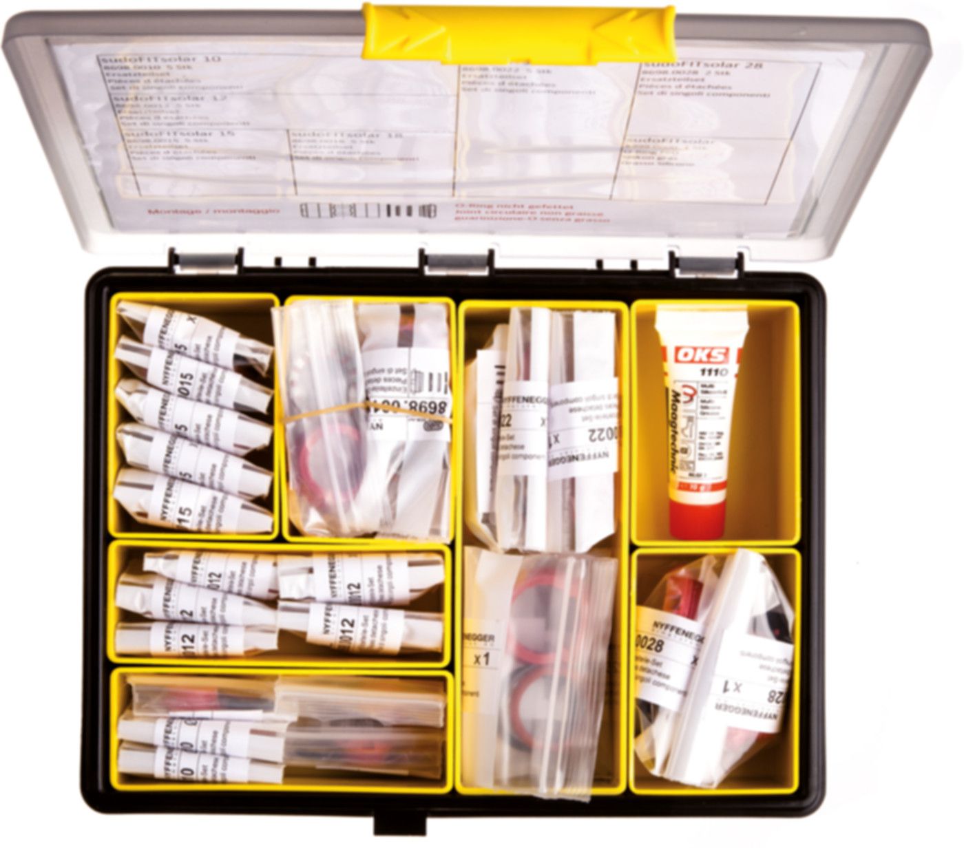 Industrie-Ersatzteilbox 10-28 mm 8898-05 8898.0050 - SudoFIT-Formstücke