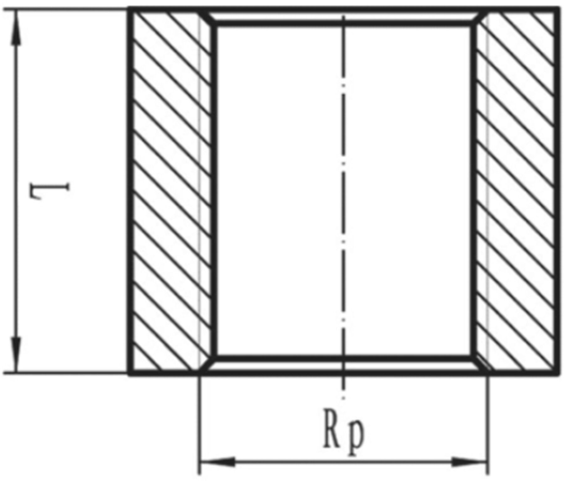 Schweissmuffe 1/2Hoch L= 11 mm 1/4" schwarz - Schweissmuffe,Rohrkappe,Siederohrdeckel