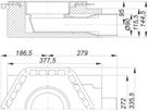 Dachablauf SwissUnico waagrecht 110mm 3-640109 - SCHACO Entwässerungstechnik