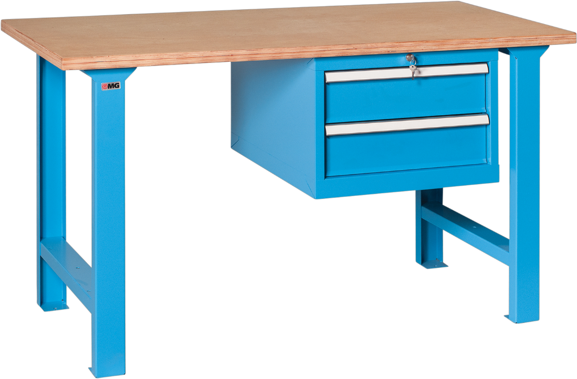 MG Werkbank mit Schubladen RX 200 01 2000x700x865 mm - Werkstatteinrichtungen