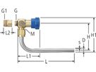 Probenahmeventil 1/4" 22087.02 360° dreh- und montierbar - Nussbaum Armaturen