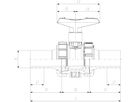 COOL-FIT Kugelhahn Typ 546 handbet. 90mm beidseitig Stutzenfitting 138 546 313 - GF COOL-FIT 2.0