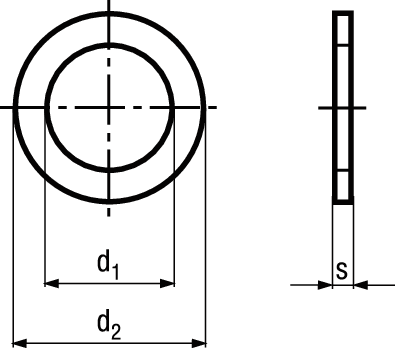Dichtringe Form A Aluminium BN450 DIN7603A 14x18x1,5 - Bossard Schrauben