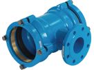 T-Stück mit Flansch-Abgang PN 16 7280 d 160mm / DN 80 - Hawle System 2000