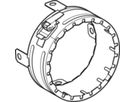 Brandschutzmanschette 90 mm Rohrschott90 Plus EN 348.302.00.1 - Geberit-Dämmung / Brandschutz