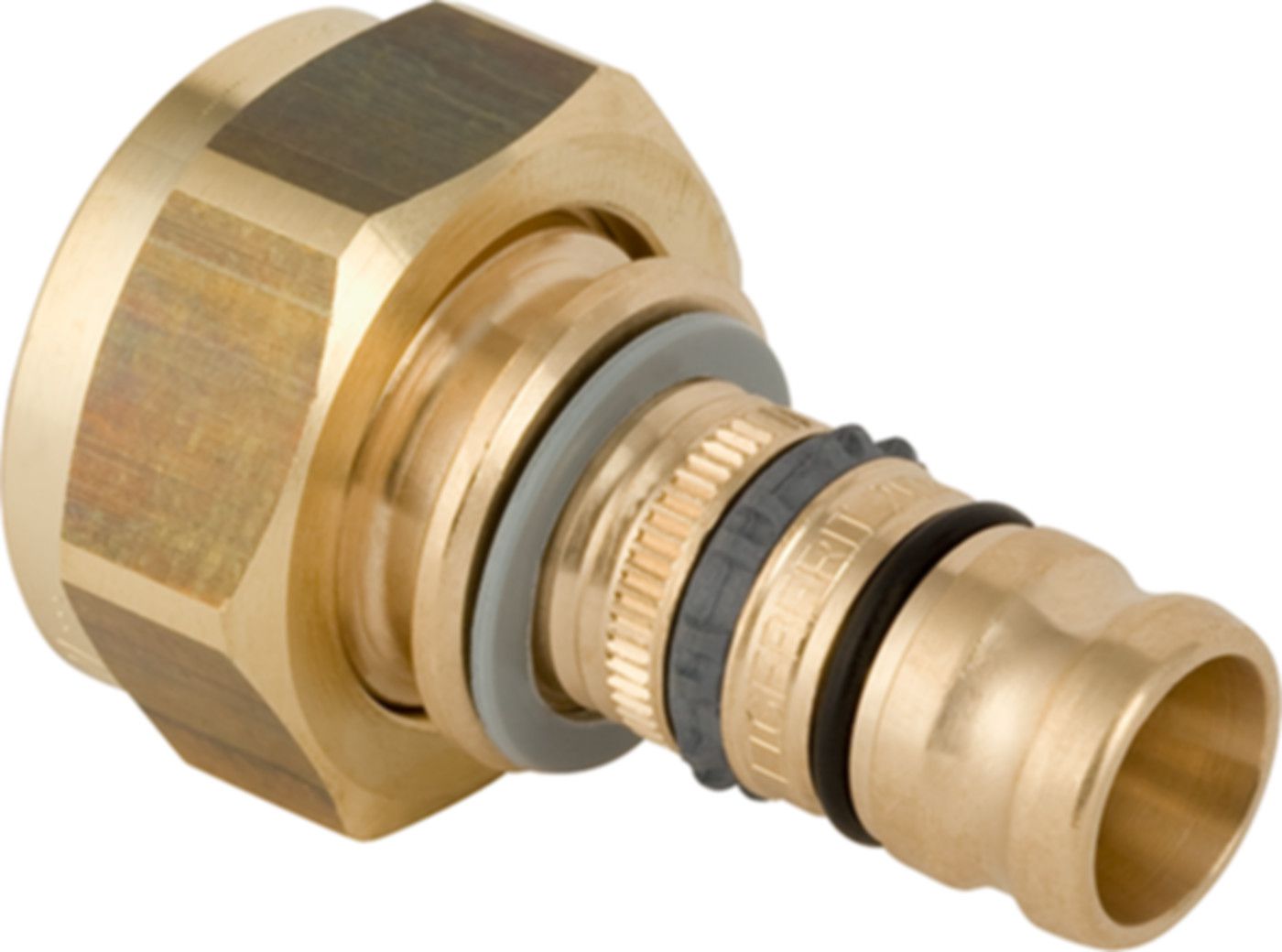 Verteilerabgang gerade 20mm- 3/4" f/Verteiler mit Eurokonus 602.623.00.5 - Geberit-Mepla-Formstücke