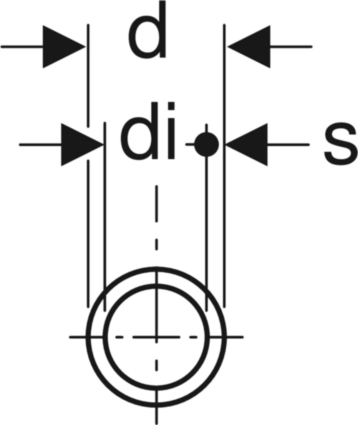 Systemrohr Edelstahl 1.4301, Stange à 6m 88.9 x 1.5mm mit orangem Streifen 49610 - Mapress Therm Supersize Rohre 1.4301
