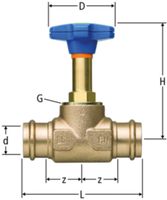 Geradsitzventile NUSSBAUM Optipress-Aquaplus