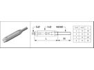 Seilhülse verschraubbar m. Aussengew. Seil-Ø 3mm M6 x 30 mm geschl. 1.4301 - INOXTECH-Handlauf-/Geländer-System
