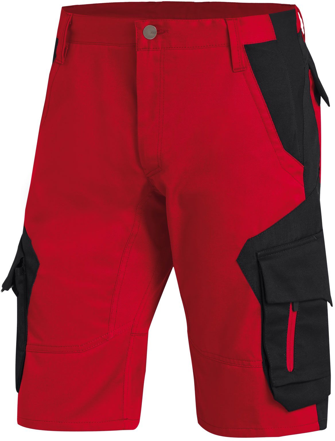 FHB WULF Bermuda rot-schwarz Gr. 48 - Textilien